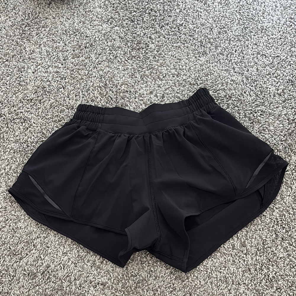 Women's Black Athletic Shorts